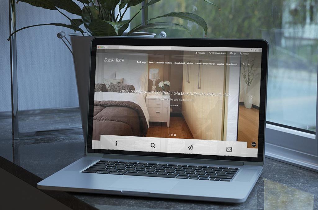 Europa Textil confía en DANTIA para el desarrollo de su tienda online de productos para sus clientes con PrestaShop