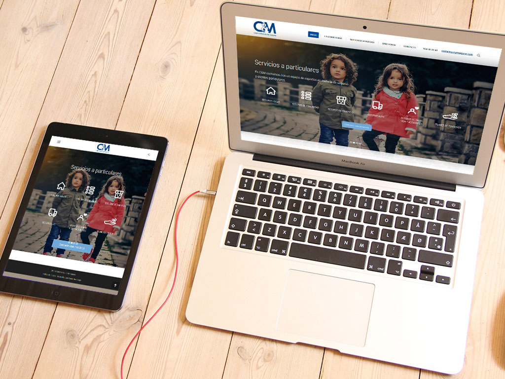 La correduría C&M confía en DANTIA para la puesta en marcha de su nueva web especializada en Despachos Profesionales