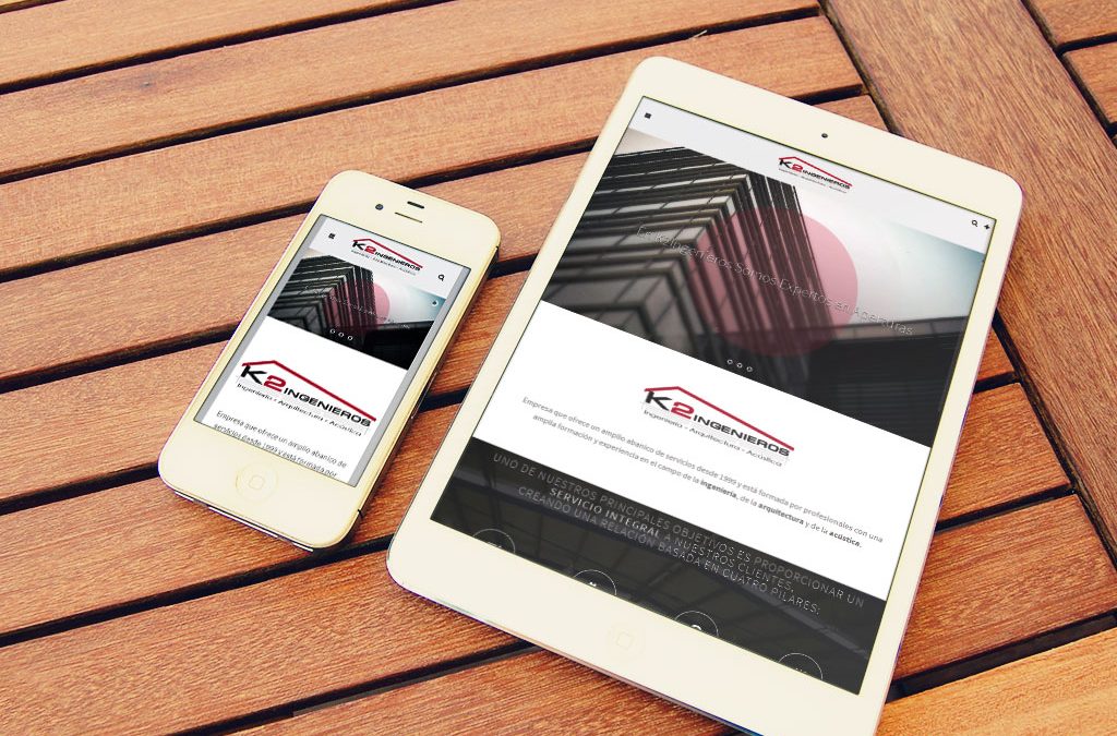 K2 Ingenieros confía en DANTIA para el desarrollo de su web corporativa