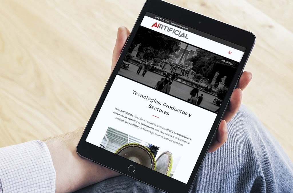 Ponemos en marcha la nueva Web Corporativa para Airtificial