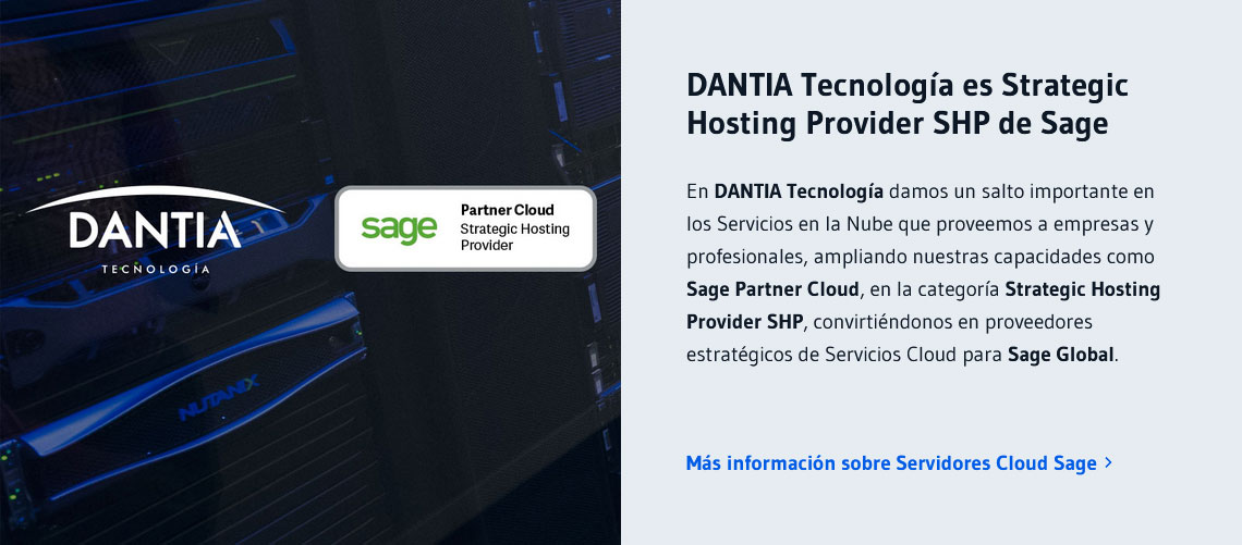 DANTIA Tecnología Sage Strategic Hosting Provider