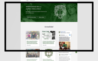 La Hermandad de la Vera-Cruz de Jerez renueva su página web con un formato visual e intuitivo