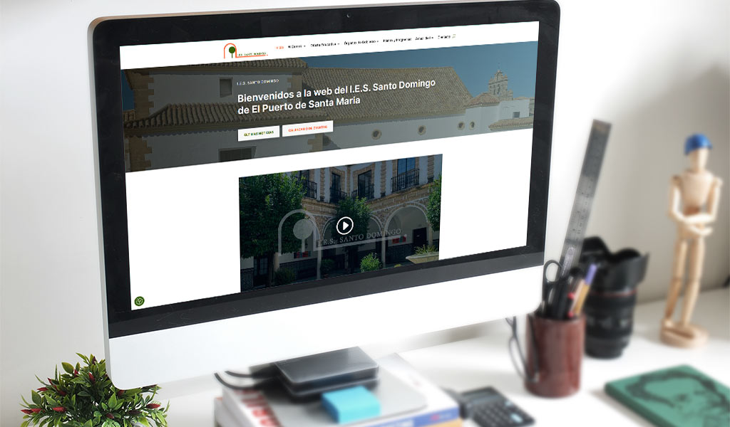 El Instituto Santo Domingo de El Puerto de Santa María renueva su página web con un formato visual e intuitivo