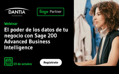 Webinar gratuito: El poder de los datos de tu negocio con Sage 200 Advanced Business Intelligence