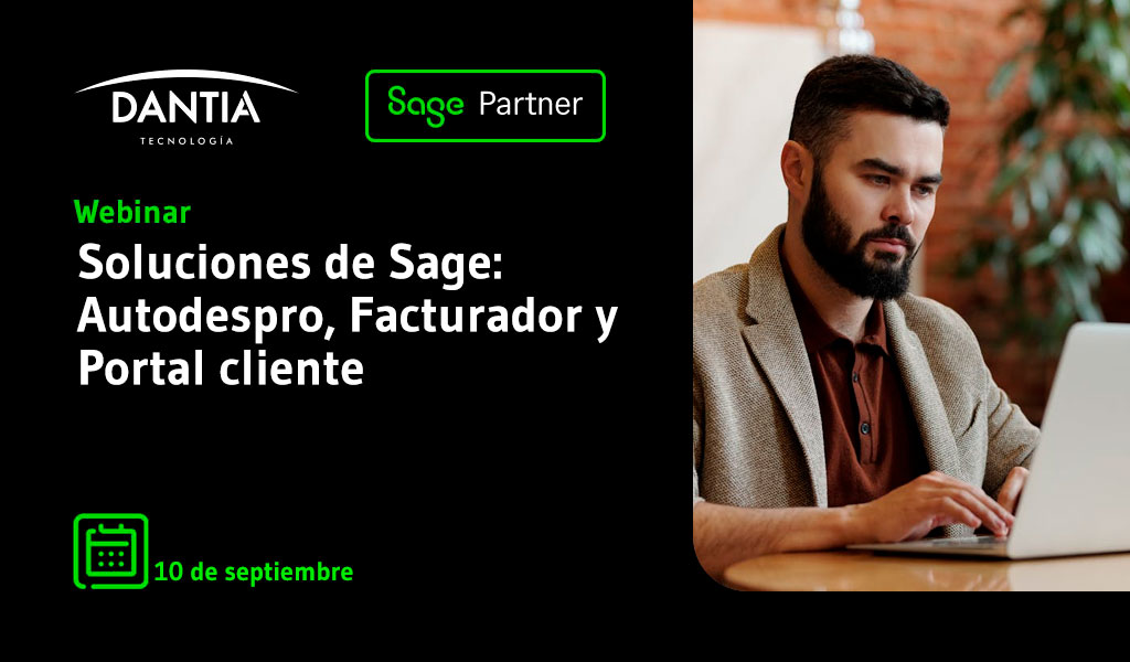 Descubre las Soluciones de Sage en el Webinar exclusivo: Autodespro, Facturador y Portal Cliente