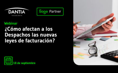 Webinar: ¿Cómo afectan a los Despachos las nuevas leyes de facturación?