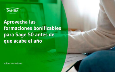 Aprovecha las formaciones bonificables para Sage 50 antes de que acabe el año