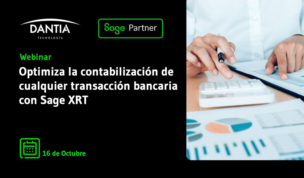 Webinar: Optimiza la contabilización de cualquier transacción bancaria con Sage XRT