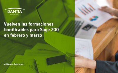 Vuelven las formaciones bonificables para Sage 200 en febrero y marzo