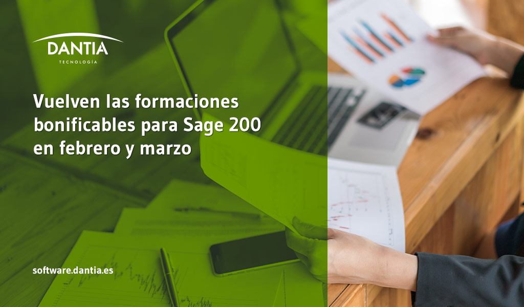 Vuelven las formaciones bonificables para Sage 200 en febrero y marzo