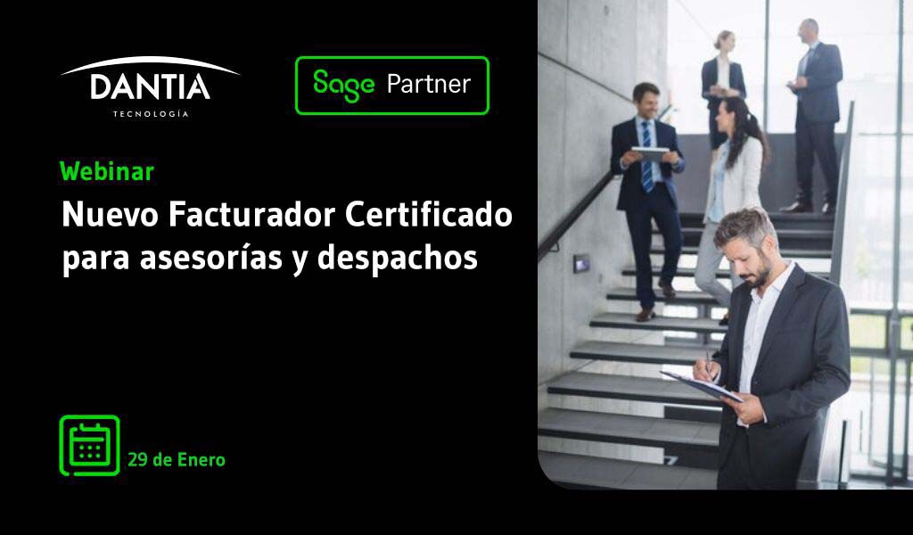 Webinar: Nuevo Facturador Certificado para asesorías y despachos