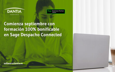 Comienza septiembre con formación 100% bonificable en Sage Despacho Connected