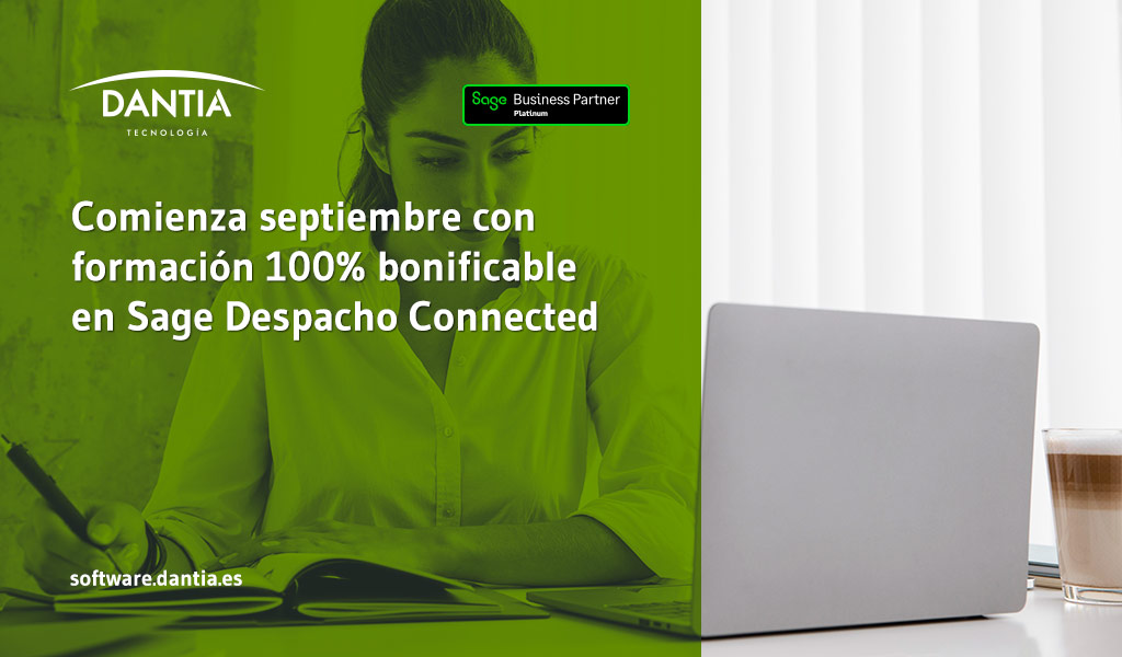 Comienza septiembre con formación 100% bonificable en Sage Despacho Connected