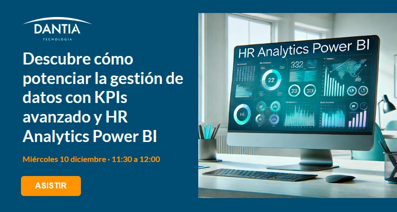 Webinar exclusivo: Cómo potenciar tu gestión de datos con KPIs Avanzados y HR Analytics en Power BI