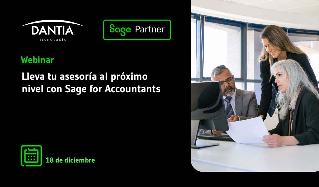 Webinar: Lleva tu asesoría al próximo nivel con Sage for Accountants