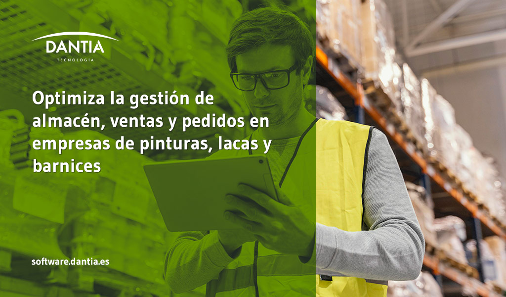 Optimiza la gestión de almacén, ventas y pedidos en empresas de pinturas, lacas y barnices