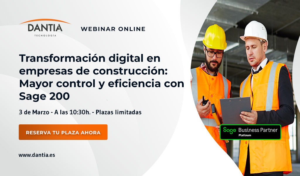 Transformación digital en empresas de construcción con Sage 200